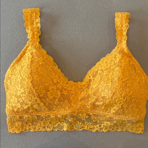 Lot 2 No Boundaries Lace Bralette Bra Bundle Womens XL Extra Large Blue Orange - Picture 2 of 14